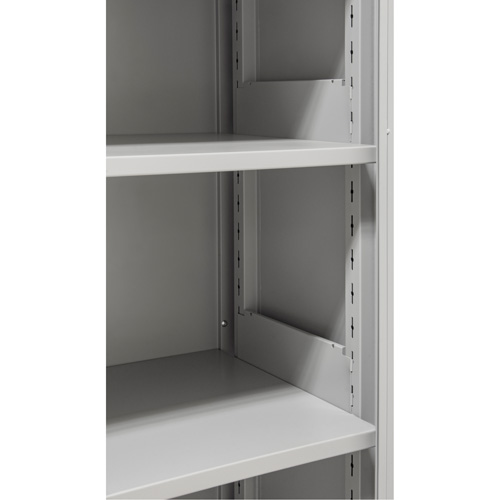 Hi-Boy Storage Cabinet, Steel, 4 Shelves, 72" H x 36" W x 18" D, Grey Groupe Belzile Dickner
