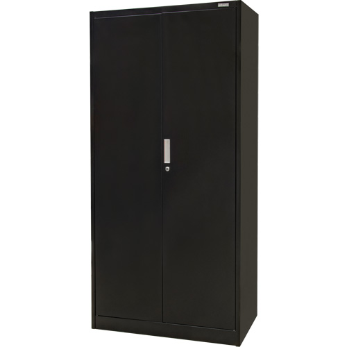 Hi-Boy Storage Cabinet, Steel, 4 Shelves, 72" H x 36" W x 18" D, Black Groupe Belzile Dickner
