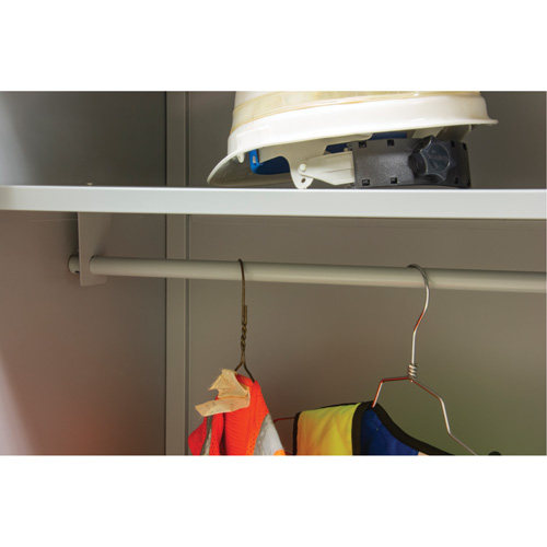 Armoire garde-robe, Acier, 36" la x 18" p x 72" h, Gris Groupe Belzile Dickner