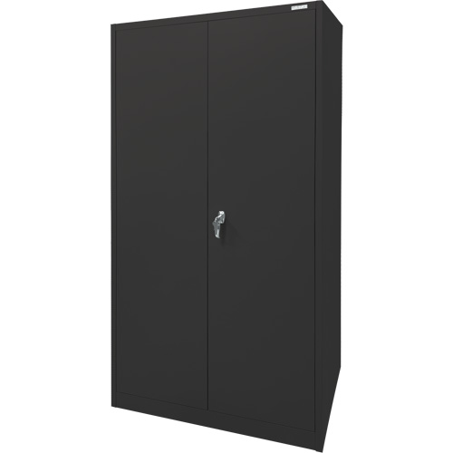 Storage Cabinet, Steel, 4 Shelves, 78" H x 36" W x 24" D, Black Groupe Belzile Dickner