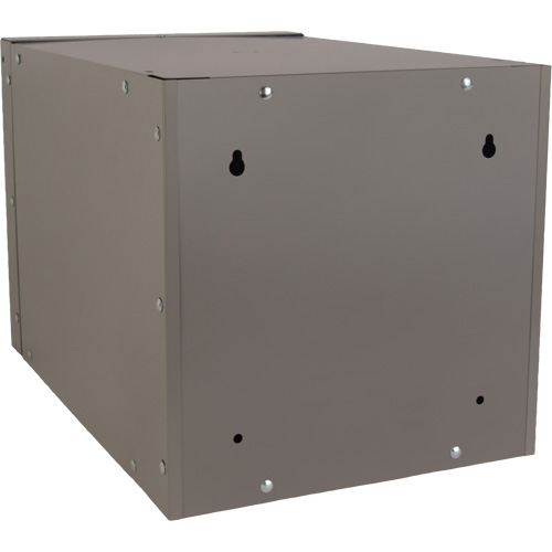 Casier cubique empilable, 12" x 18" x 12", Acier, Gris, D&eacute;mont&eacute; Groupe Belzile Dickner