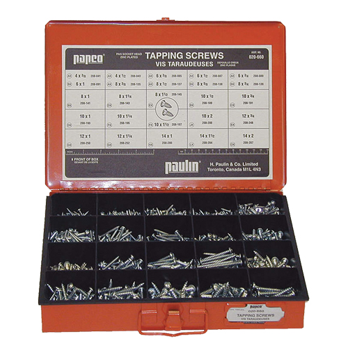 Pan Socket Tapping Screws Assortment Groupe Belzile Dickner