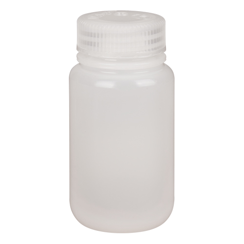 Bouteilles &agrave; large ouverture, Ronde, 4 oz, Plastique Groupe Belzile Dickner