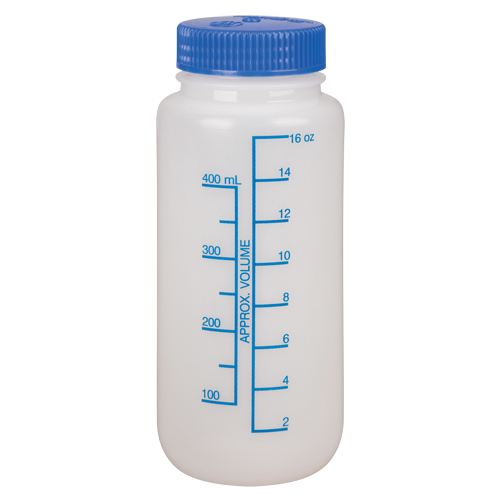 Bouteilles &agrave; large ouverture, Ronde, 16 oz, Plastique Groupe Belzile Dickner