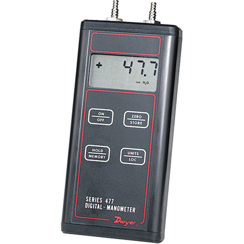 Manometer, Digital, 0 - 40 in. w.c/0 - 10 kPa Groupe Belzile Dickner