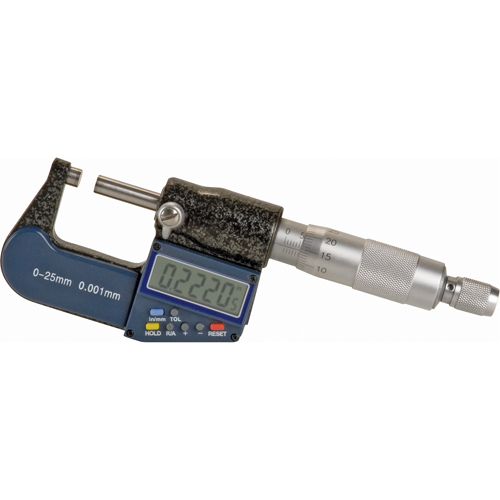 Electronic Digital Micrometer, 0 - 1" (0 - 25 mm) Range, 0.00005" (0.00127 mm) Resolution Groupe Belzile Dickner