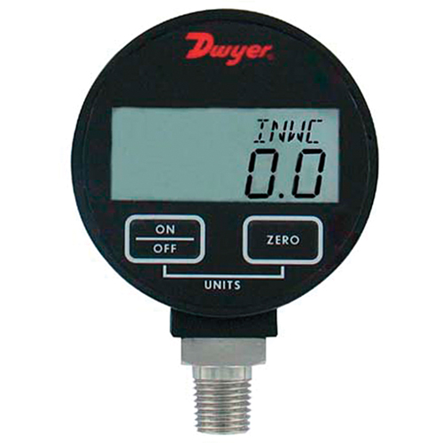Pressure Gauge, 2-31/50" , 200 psi, Bottom Mount, Digital Groupe Belzile Dickner