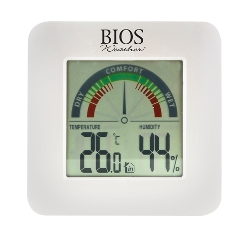 Hygrom&egrave;tres int&eacute;rieurs avec indicateur de confort BIOS, Contact, Num&eacute;rique, -58-158°F (-50-70°C) Groupe Belzile Dickner