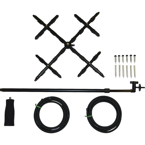 Ensemble de matrices de v&eacute;locit&eacute; en 16 points a/manche t&eacute;lescopique pour balom&egrave;tre Groupe Belzile Dickner