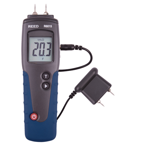 Wood Moisture Meter with ISO Certificate, 6-99% Moisture Range, -31°-176°F (-35°-80°C) Temperature Range Groupe Belzile Dickner