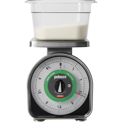 Balance m&eacute;canique &agrave; mesurer les portions Pelouze, Capacit&eacute; 5 lb / 2,3 kg, Graduations 10 g / 0,5 oz Groupe Belzile Dickner