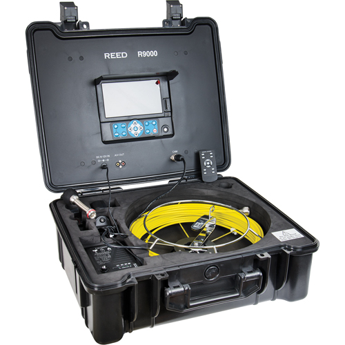 Pipe Video Inspection System, 7" Display, 23 mm (0.9") Camera Head Groupe Belzile Dickner