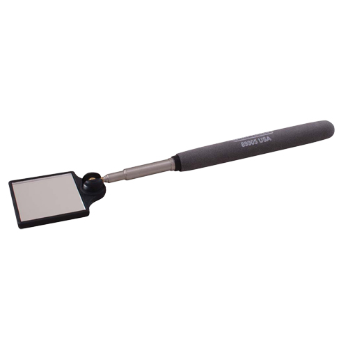 Inspection Mirror, Square, 1-3/4" L x 1-3/4" W, Telescopic Groupe Belzile Dickner
