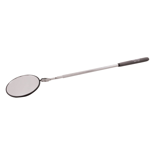 Inspection Mirror, Circular, 3-3/4" L x 3-3/4" W, Telescopic Groupe Belzile Dickner