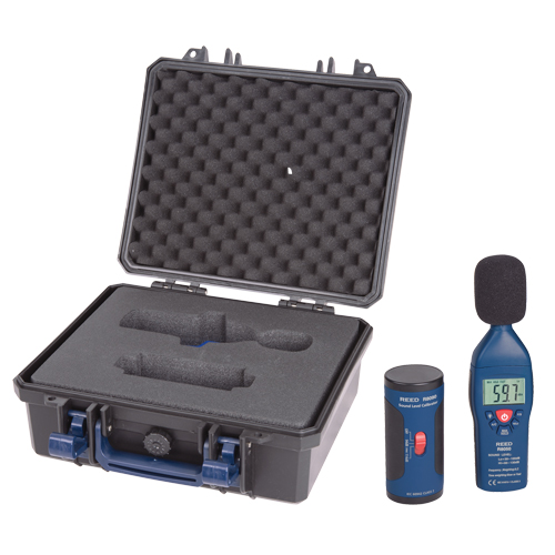 Sound Level Meter and Calibrator Kit, 30 - 130 dB Measuring Range Groupe Belzile Dickner