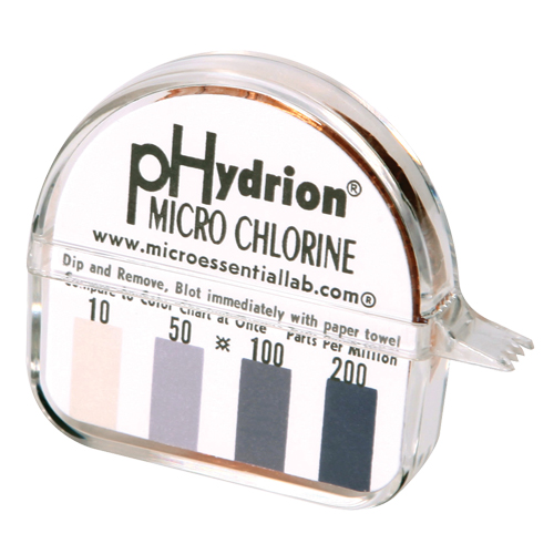 Papier r&eacute;actif Hydrion Chlorine Phydrion CM-240 Groupe Belzile Dickner