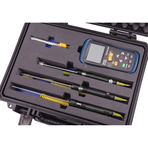 Thermocouple Thermometer Kit, Contact, Digital, -58-2000°F (-50-1300°C) Groupe Belzile Dickner