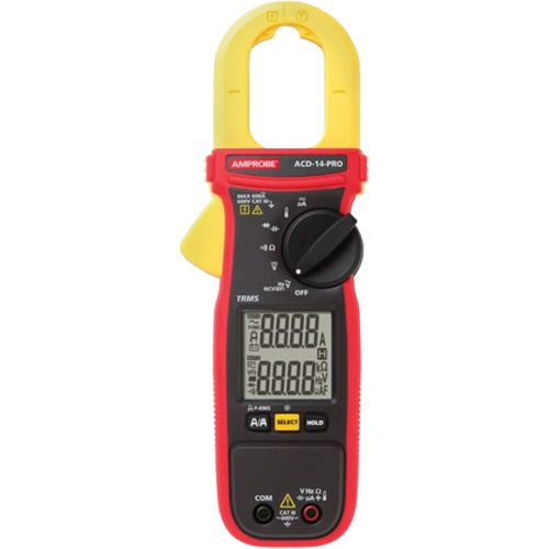 ACD-14-PRO Clamp-On TRMS Multimeter with Dual Display, AC/DC Voltage, AC Current Groupe Belzile Dickner