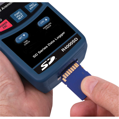 Thermo-an&eacute;mom&egrave;tres, Enregistrement des donn&eacute;es, Gamme de v&eacute;locit&eacute; d'air de 0,4 &agrave; 30,0 m/sec Groupe Belzile Dickner