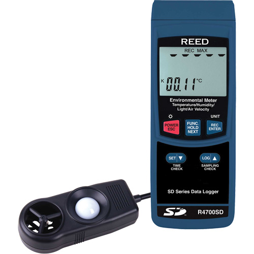 Data Logging Environmental Meter Groupe Belzile Dickner