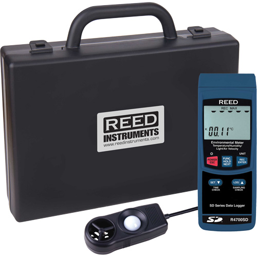 Data Logging Environmental Meter Groupe Belzile Dickner