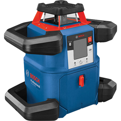 Ensemble laser rotatif horizontal auto-nivelant connect&eacute; Revolve4000, 4000' (1219,2 m), 635 N.m Groupe Belzile Dickner