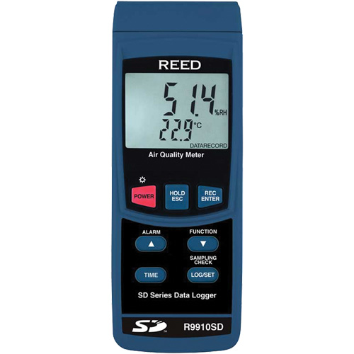 Analyseur de la qualit&eacute; d'air int&eacute;rieur &agrave; enregistrement de donn&eacute;es avec certificat de calibration Groupe Belzile Dickner