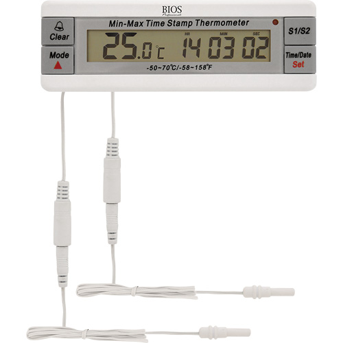Thermom&egrave;tre pour vaccins, Contact, Num&eacute;rique, -50-70°F (-58-158°C) Groupe Belzile Dickner