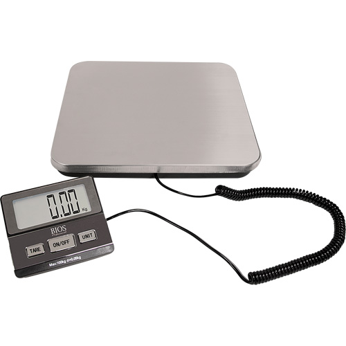 Balance de r&eacute;ception num&eacute;rique, Capacit&eacute; 220 lb, Graduations 1 lb Groupe Belzile Dickner