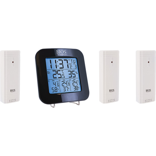 Wireless Weather Station with 3 Sensors, Non-Contact, Digital, 40-158°F (-40-70°C) Groupe Belzile Dickner