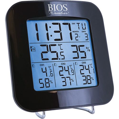 Wireless Weather Station with 3 Sensors, Non-Contact, Digital, 40-158°F (-40-70°C) Groupe Belzile Dickner