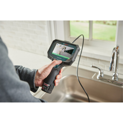 Cam&eacute;ra d'inspection portable professionnelle 12 V Max, 4" Affichage Groupe Belzile Dickner