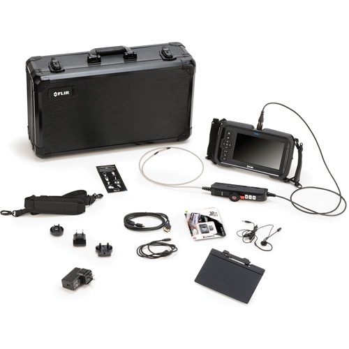 Videoscope Kit with 2-Way Articulation 4.5 mm × 1 m Long Camera Probe, 7" Display, 1024 x 600 pixels Groupe Belzile Dickner