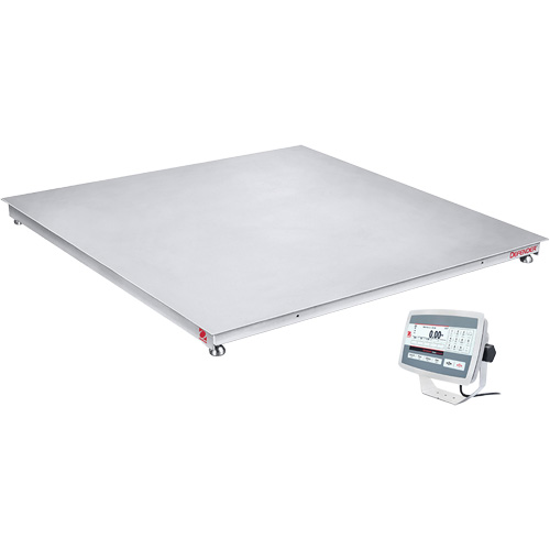 DEFENDER 5000 Washdown Floor Scale, 5000 lbs. Capacity, 48" W x 48" L Groupe Belzile Dickner