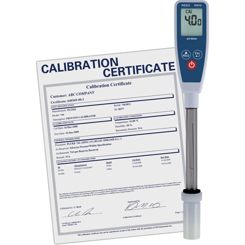 Long Stem pH Meter with Traceable Certificate Groupe Belzile Dickner