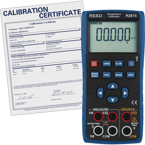 &eacute;talonneur de temp&eacute;rature avec certificat de traçabilit&eacute; Groupe Belzile Dickner