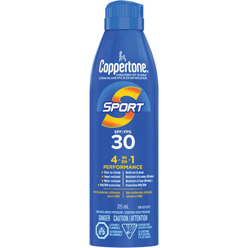 Sport&reg; Water Resistant Sunscreen, SPF 30, Aerosol Groupe Belzile Dickner