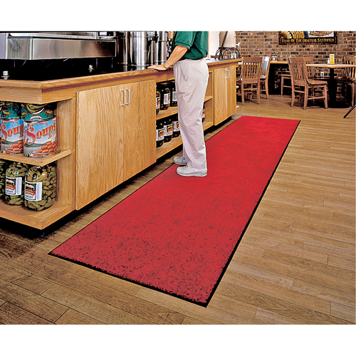 Tapis ColorStar, Essuie-pieds, 3' x 5' x 3/8", Rouge/noir Groupe Belzile Dickner
