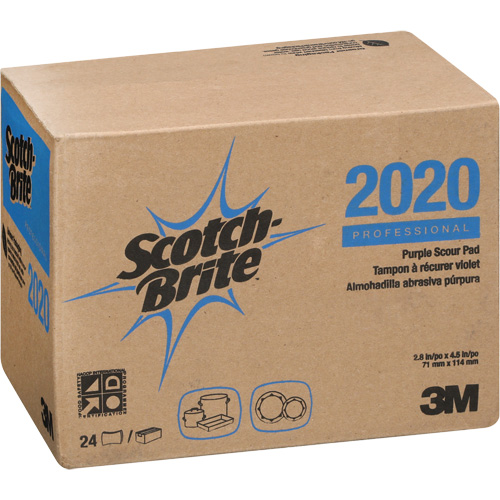 Tampons &agrave; r&eacute;curer pourpreScotch-Brite Mauve, 4-1/2" lo x 2-4/5" la Groupe Belzile Dickner