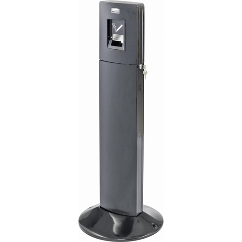Metropolitan Smokers' Station, Free-Standing, Stainless Steel, 1.6 US gal. Capacity, 42-4/5" Height Groupe Belzile Dickner
