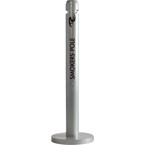 Cendriers Smokers' Pole, Sur pied, Aluminium, Hauteur 41" Groupe Belzile Dickner