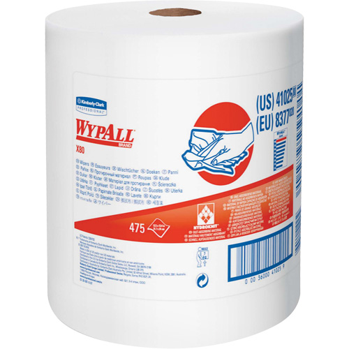 X80 Disposable Cloths, Heavy-Duty, 12-1/2" L x 13-2/5" W Groupe Belzile Dickner