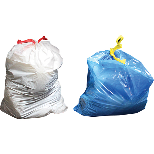 Sure-Tie&reg; Garbage Bags, Strong, 33" W x 38" L, 0.9 mils, Clear, 121.13 L (32 Gal.) Capacity Groupe Belzile Dickner