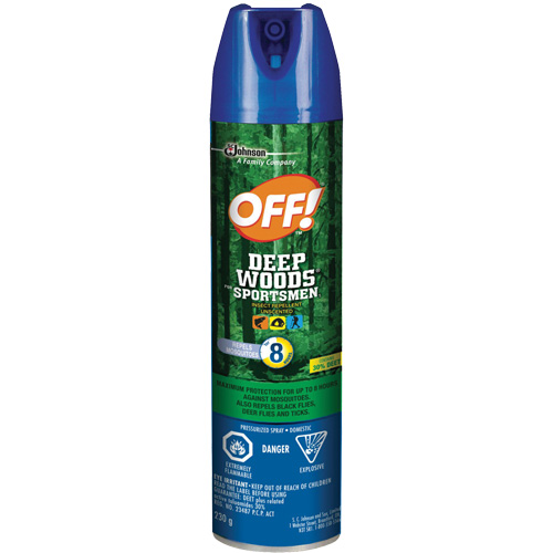 OFF! Deep Woods&reg; Sportsmen Insect Repellent, 30% DEET, Aerosol, 230 g Groupe Belzile Dickner