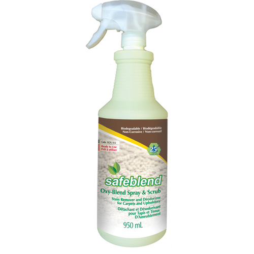 D&eacute;tachant & d&eacute;sodorisant pour les tapis et meubles rembourr&eacute;s, 950 ml, Bouteille &agrave; g&acirc;chette Groupe Belzile Dickner