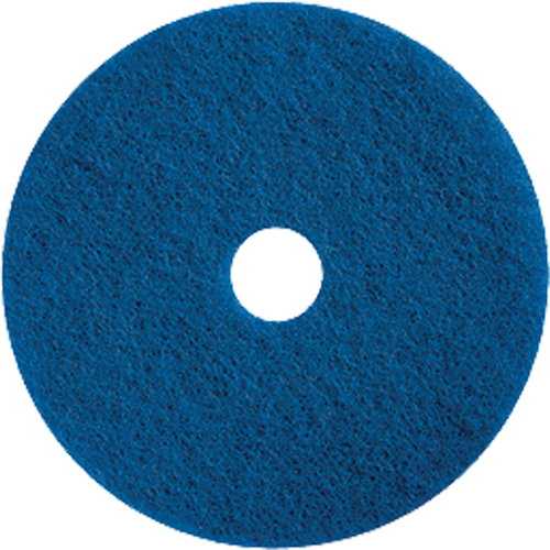 Floor Maintenance Pads, 15", Cleaning/Scrubbing, Blue Groupe Belzile Dickner