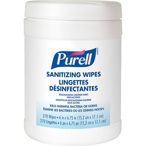 Lingettes antiseptiques pour les mains, Contenant Groupe Belzile Dickner