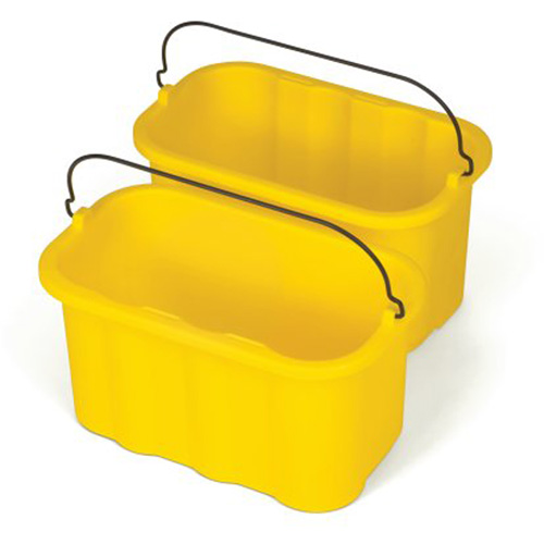 Seau porte-accessoires Executive Series, Capacit&eacute; de 2.5 gal. US (10 pintes), Jaune Groupe Belzile Dickner