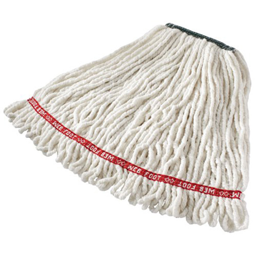 Vadrouille humide Web Foot sans r&eacute;tr&eacute;sissement, Antimicrobien, Fil, 20 oz, Style Boucle Groupe Belzile Dickner