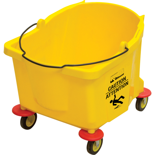 Mop Bucket, 9.5 US Gal. (38 qt.) Capacity, Yellow Groupe Belzile Dickner